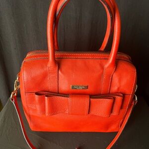 Kate Spade Alice Court Kaiya Top-Handle Satchel Handbag, Empire Red Leather